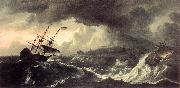 BACKHUYSEN, Ludolf Ships Running Aground in a Storm  hh USA oil painting artist